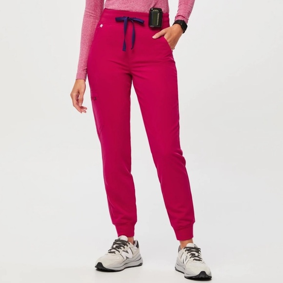 Figs Pants - Figs Women's Hot Pink Jogger Pants